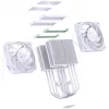 Jonsbo HX6280 refrigerador de CPU, PWM, RGB - 130 mm, branco