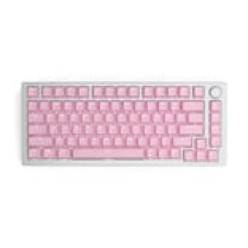 Conjunto base Glorious PC Gaming Race GMMK ABS Doubleshot V2 UK - rosa (GLO-KC-ABS-UKKIT-P)
