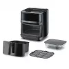 Fritadeira de ar quente Caso Steam and AirFry 700, 1700 W, 7 L, preto