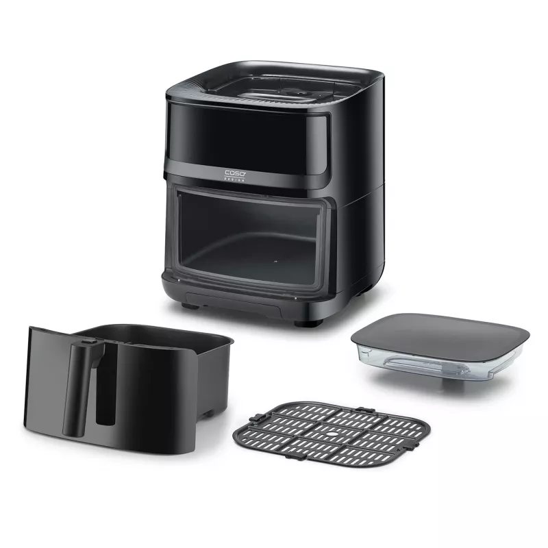 Fritadeira de ar quente Caso Steam and AirFry 700, 1700 W, 7 L, preto
