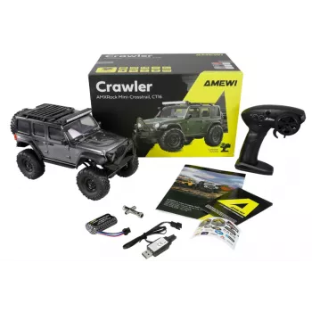 RC Crawler Amewi Mini-D90 4WD 1:16 RTR – escala 1:16, tração às 4 rodas, ready-to-run