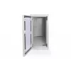 Caixa de computador Digitus com porta de vidro, com rodas, com fechadura, com ranhuras de ventilação