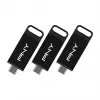 PNY Elite 128 GB USB-C 3.2 Gen 1 pen USB, pack de 3 (Retail)
