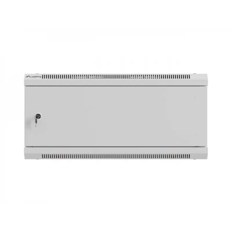 Armário de instalação 19 polegadas para montagem na parede LANBERG 4U 600x600 mm, cinzento