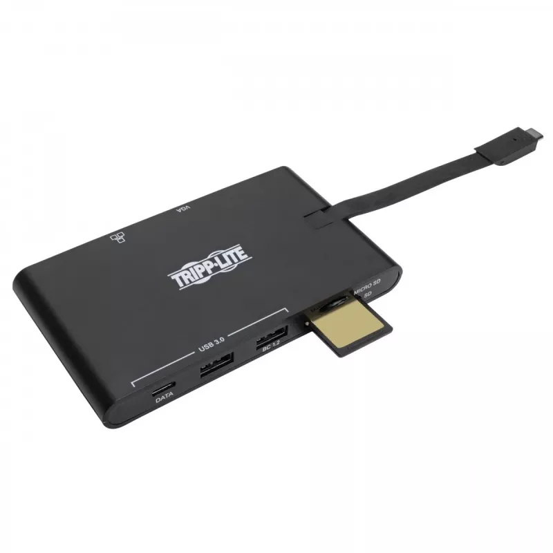 Dock USB-C – 4K HDMI, VGA, USB 3.2 Gen 1, hub USB-A/C, Gigabit Ethernet, slots para cartões de memória, carregamento PD 100 W