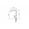 PYRAMIS SILVIO DUO Granito preto misturadora