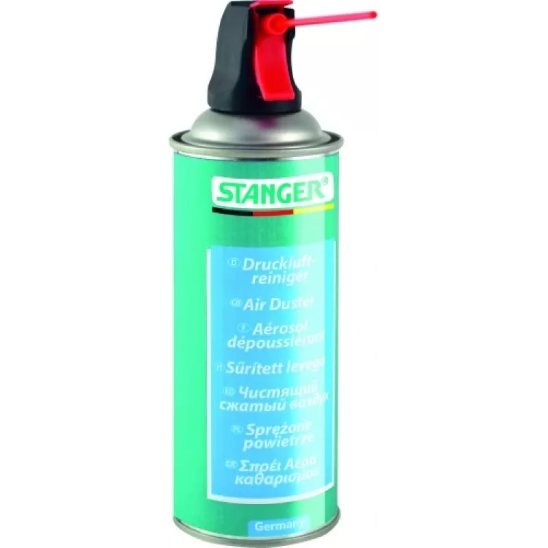 Spray de ar comprimido Stanger Air Duster 400 ml – modelo 55030001, lata aerossol para limpeza de eletrónica