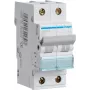 Hager MBN206. Número de polos: 2P. Frequência de rede: 50/60 Hz, corrente nominal de saída: 6 A (MBN206)