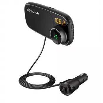 Suporte magnético para telemóvel Tellur FMT-B6 preto — ângulo ajustável, compatível com smartphones