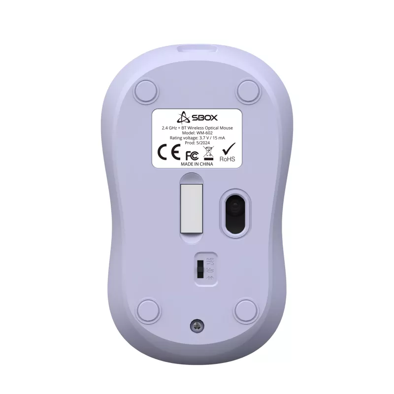 Sbox WM-602 roxo wireless