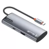 Hub USB-C Tellur TLL321061 com PD 3.0 100W, saída HDMI e 3× portas USB 3.0