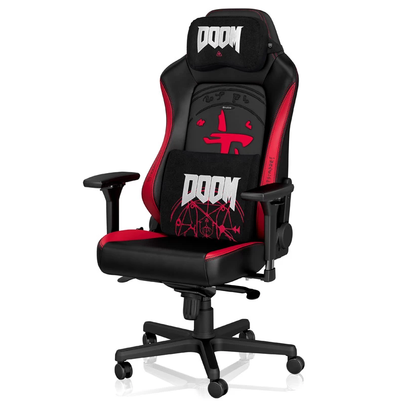 Conjunto de almofadas de espuma viscoelástica noblechairs - Edição DOOM