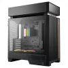 Caixa de PC de secretária DeepCool CL6600 preta — suporta fontes de alimentação ATX/PS2/SFX/SFX-L, ventoinha frontal de 140 mm, topo/traseira de 120/140 mm, unidades de 2,5/3,5 polegadas