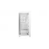 Caixa para PC DeepCool CG580 4F V2 Midi Tower branca — ATX, vidro temperado, 3 ventoinhas laterais de 120 mm, suporte para radiador lateral de 360 mm