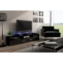 Suporte de TV para cama EVORA 200 preto/preto brilhante