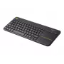 Logitech Wireless Touch Keyboard K400 Plus Mini QWERTZ preto