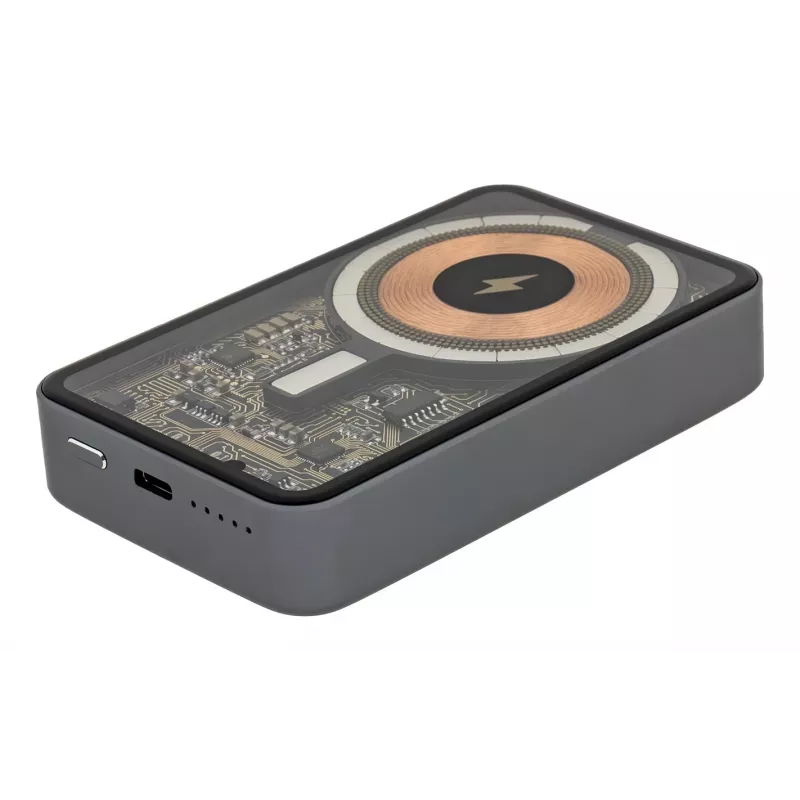 Patona Premium Clear 3.0 power bank 9992, 10000 mAh, PD 20W, MagSafe 15W, USB-C, cinzento