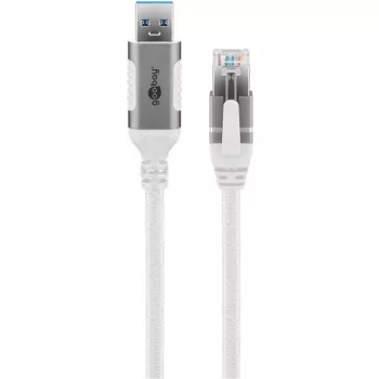 Goobay 74160 - Cabo adaptador de rede USB 3.0 Type-A Gigabit Ethernet 3 m - placa de rede - 1.000 Mbit/s (74160)