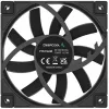 Ventoinha de caixa PWM slim de 120 mm DeepCool FT12 slim – preta, design low-profile, controlo PWM