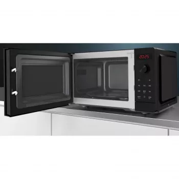 Siemens iQ300 FF023LMB2 Micro-ondas preto micro-ondas solo de bancada 20 L 800 W