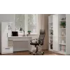 Conjunto secretária + estante Cosmo, branco