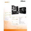 ASRock B860M-X placa-mãe, Intel B860, LGA 1851, micro ATX, DDR5