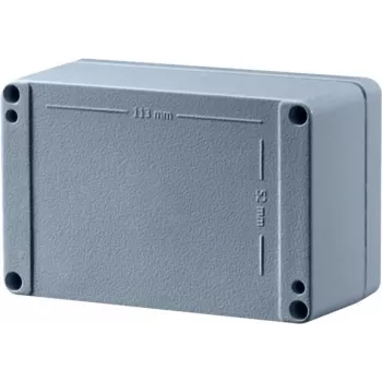Rittal GA 9101.210 caixa universal, alumínio, 58 x 64 x 36 mm, IP66, cinzento