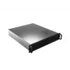 Caixa rack Lanberg SC01-5202-12B 2U preta 3 ventoinhas HDD+SSD