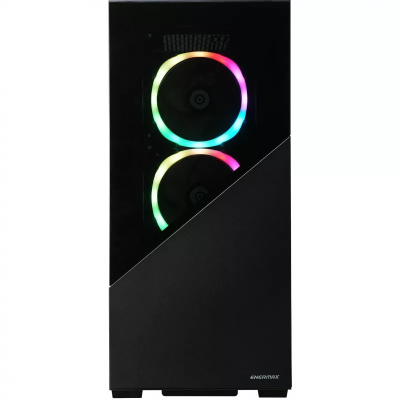 Enermax K8 - Torre Midi - PC - Preto - ATX - micro ATX - Mini-ITX - SPCC - Vidro Temperado - Gaming (ECA-EK8-BB-ARGB)