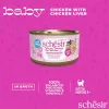 Alimento húmido para gatos Agras Pet Foods Schesir Baby em Caldo 70 g — Frango, sem cereais, para gatos jovens
