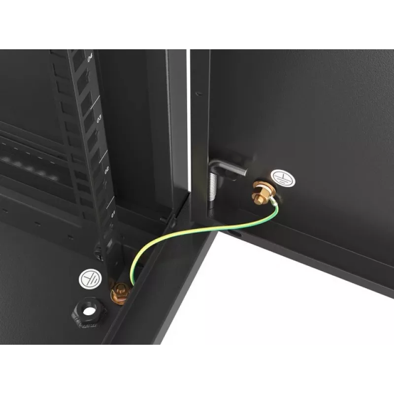 Rack de parede Lanberg WF01-6612-00B 12U preto