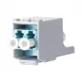 Conector de fibra ótica METZ CONNECT 15091072-I LC turquesa - Branco (15091072-I)