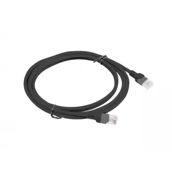 Lanberg PCU6-10CC-0200-BK Cabo patch Cat.6 U/UTP, 2 m, Preto