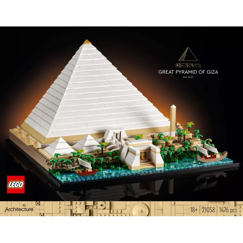 LEGO ARCHITECTURE 21058 GRANDE PIRÂMIDE DE GIZÉ