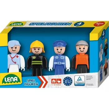 Conjunto de figuras de brincar Lena 04490 azul – figuras de plástico, figuras azuis sortidas