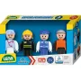 Conjunto de figuras de brincar Lena 04490 azul – figuras de plástico, figuras azuis sortidas