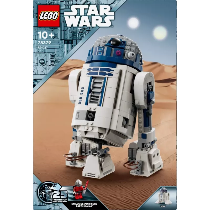 LEGO Star Wars 75379 R2-D2 conjunto de construção com minifigura de Darth Malak, 1050 peças, 10+