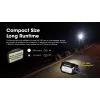 Lanterna de cabeça Nitecore NU30 — lanterna LED de cabeça compacta e portátil, até 500 lúmenes, vários níveis de potência, modo de luz vermelha