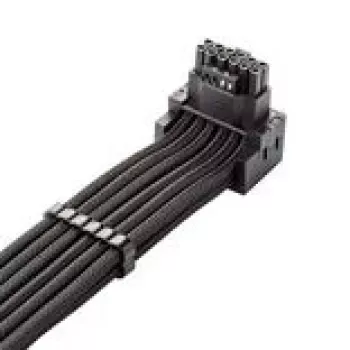 Cabo de extensão de alimentação PCIe CableMod C-Series Pro Variant A 90° 16-Pin para 2×8-Pin preto