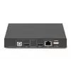 DIGITUS DS-12901 - Switch KVM/áudio/USB - 4K 30 Hz, entrada USB-C/USB/HDMI, saída HDMI, rede