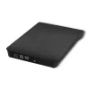 Caixa externa USB 2.0 SATA para unidade ótica Qoltec 51863 preta