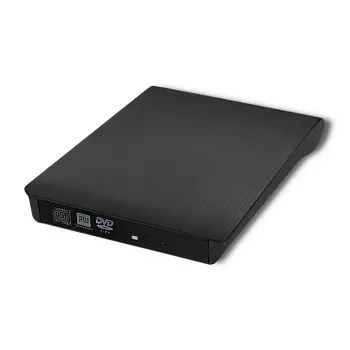 Caixa externa USB 2.0 SATA para unidade ótica Qoltec 51863 preta