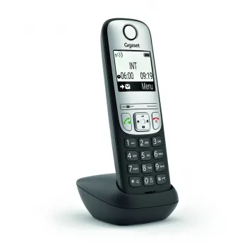 Telefone analógico/DECT Gigaset A690HX identificação de chamadas preto, prateado
