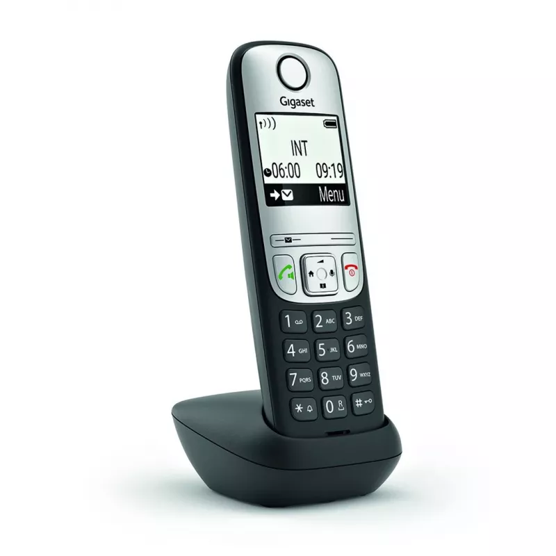 Telefone analógico/DECT Gigaset A690HX identificação de chamadas preto, prateado