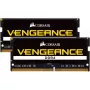SO-DIMM 32 GB DDR4-3000 (2x 16 GB) kit duplo, memória RAM preta, CMSX32GX4M2A3000C18, Vengeance