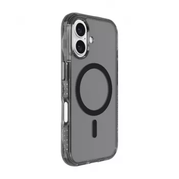 Capa LAUT CRYSTAL MATTER X para iPhone 16 série transparente preto