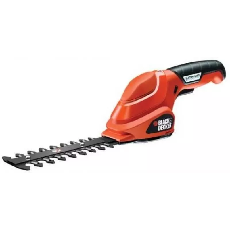 Tesoura de sebes Black & Decker GSL300 lâmina dupla 600g bateria 3,6V