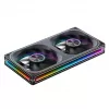 Ventoinhas de caixa 120mmx2 ARGB PWM, Jonsbo ZA-240 Infinity Mirror 240mm preto