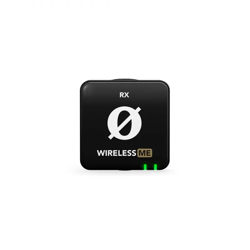 WIME RODE WIRELESS ME Sistema de microfone sem fios de canal duplo Vloggers Podcasters