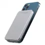 Powerbank RealPower PB-5000 MAG Prateado 5.000 mAh